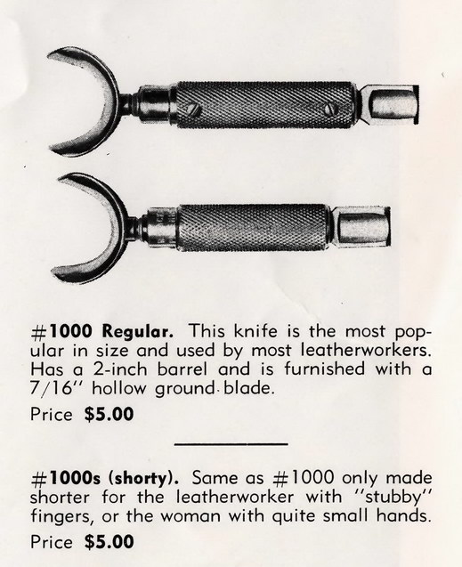 To All Swivel Knife Aficionados And Collectors Leather History